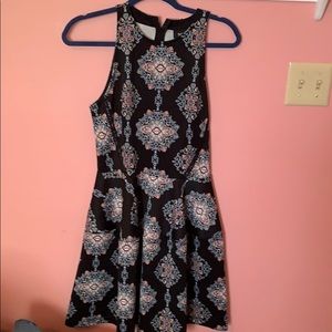 Black Patterned Dress